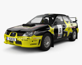 3D model of Subaru Impreza WRX STI 2009