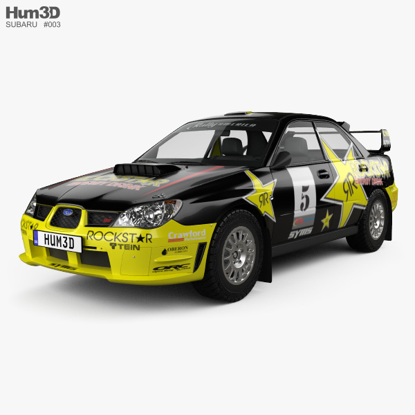 Subaru Impreza WRX STI 2009 3D model