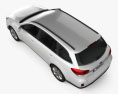Subaru Outback 2010 3d model top view