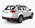Subaru Tribeca 2011 3D模型 后视图