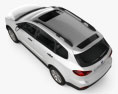 Subaru Tribeca 2011 3D模型 顶视图