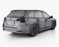 Subaru Legacy tourer 2014 Modello 3D