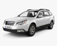 Subaru Outback US 2014 3d model