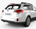 Subaru Outback US 2014 3D模型