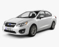 Subaru Impreza 2014 3D модель