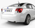 Subaru Impreza 2014 3D 모델 