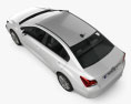 Subaru Impreza 2014 3D модель top view