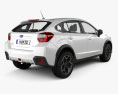 Subaru XV з детальним інтер'єром 2014 3D модель back view