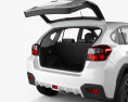 Subaru XV 인테리어 가 있는 2014 3D 모델 