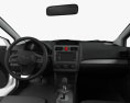 Subaru XV con interni 2014 Modello 3D dashboard