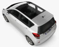 Subaru Trezia 2013 3d model top view