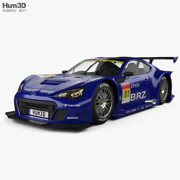 Subaru BRZ GT300 2015 3D model