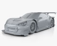 Subaru BRZ GT300 2015 3D модель clay render