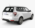 Subaru Forester Premium 2013 3D-Modell Rückansicht