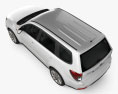 Subaru Forester Premium 2013 3D-Modell Draufsicht