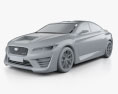 Subaru WRX Concept 2013 3d model clay render