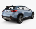 Subaru VIZIV 2 2014 3D-Modell Rückansicht