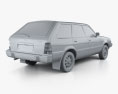 Subaru Leone estate 1978 3D模型