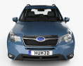 Subaru Forester XC 2017 3d model front view