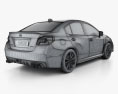 Subaru WRX с детальным интерьером 2017 3D модель