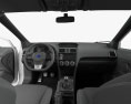 Subaru WRX com interior 2017 Modelo 3d dashboard