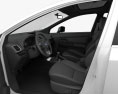 Subaru WRX com interior 2017 Modelo 3d assentos
