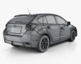 Subaru Impreza hatchback 2018 3d model