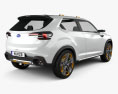 Subaru VIZIV Future 2015 3D 모델  back view