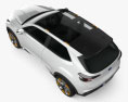 Subaru VIZIV Future 2015 3Dモデル top view