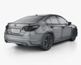 Subaru Legacy 인테리어 가 있는 2017 3D 모델 
