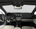 Subaru Legacy con interni 2017 Modello 3D dashboard