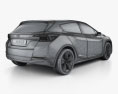 Subaru Impreza 5ドア hatcback 2016 3Dモデル