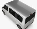 Subaru Dias Wagon 2015 3D-Modell Draufsicht