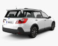 Subaru Exiga Crossover 7 2018 3d model back view