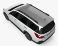 Subaru Exiga Crossover 7 2018 3d model top view