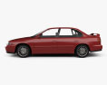 Subaru Legacy 1998 3D модель side view