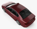 Subaru Legacy 2003 3D模型 顶视图