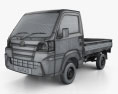 Subaru Sambar Truck 2017 3D模型 wire render