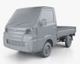 Subaru Sambar Truck 2017 Modello 3D clay render