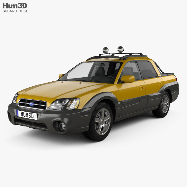 Subaru Baja 2006 3D model