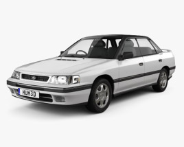Subaru Legacy 1993 3D model