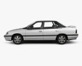 Subaru Legacy 1993 3Dモデル side view