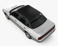 Subaru Legacy 1993 3D模型 顶视图
