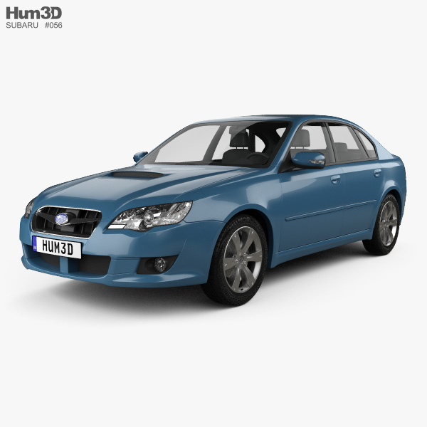 Subaru Legacy 2009 3D model