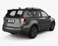 Subaru Forester XT Touring 2019 3d model back view