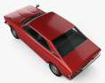 Subaru Leone GSR 1972 3D模型 顶视图
