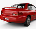Subaru Impreza Coupe with HQ interior 2001 3d model