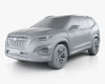Subaru VIZIV-7 SUV 2017 3D 모델  clay render
