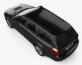 Subaru Outback 2012 3d model top view