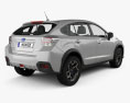 Subaru XV 2019 3D 모델  back view